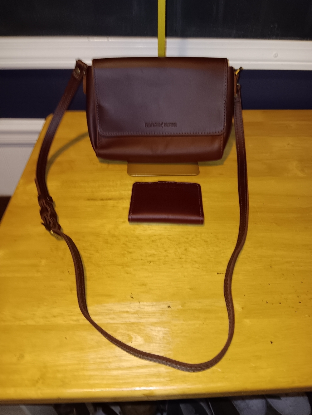 Portland Leather Crossbody Bag & Matching Wallet